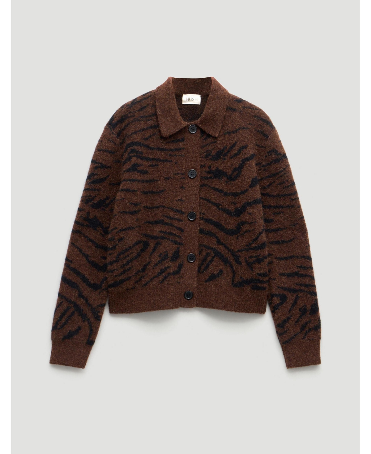 Hush Women's Wool Blend Jacquard Shirt Jacket