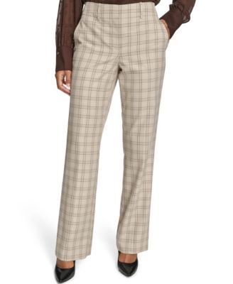 Tommy Hilfiger - Women's Plaid Bootcut Trousers