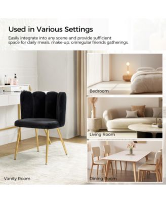 Contemporary Cazilda Side Chair with Tufted Back