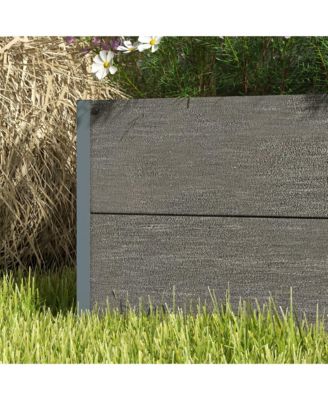 Raised Garden Bed with Trellis for Climbing Plants & Vines,