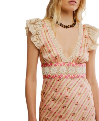 Women's Bali Belle Deep V-Neck Midi Dress