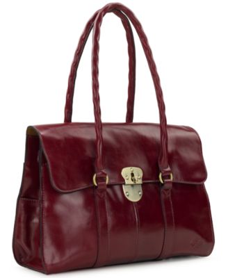 Vienna Medium Twist-Lock Satchel Bag
