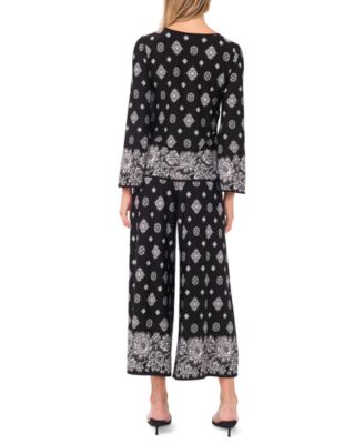 Women's Wide-Leg Pull-On Pants