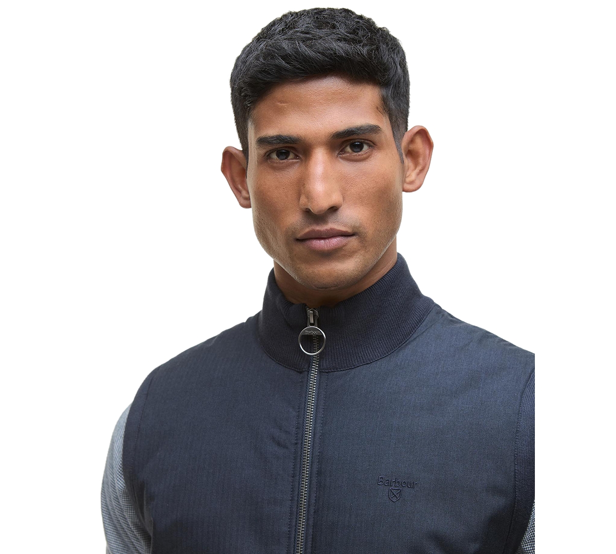 Barbour Men's Dryburn Knitted Gilet Full-Zip Vest