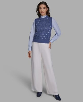 Women's Crewneck Sleeveless Sweater