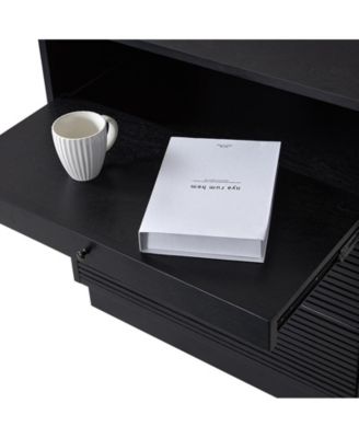 Mid-century Lorenz Nightstand with USB and LED Light