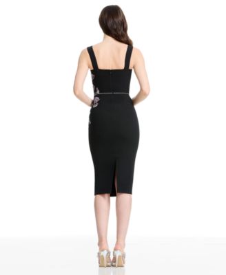 Women's Sweetheart Neck Midi Dress