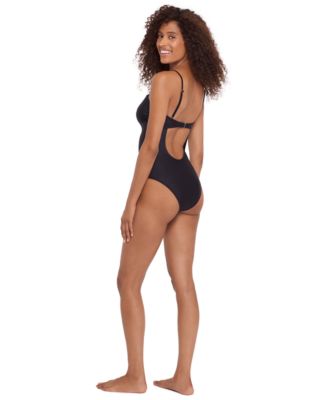 Women's Bandeau Neck One-Piece Swimsuit