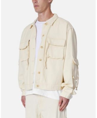 Men's Brushed Twill Cargo Jacket.