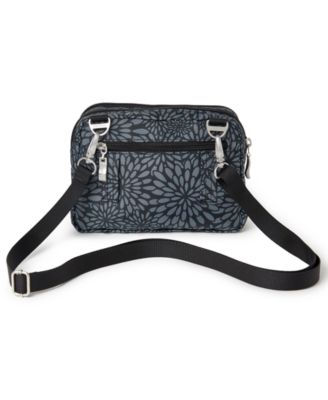 Triple Zip Women's Crossbody Bag
