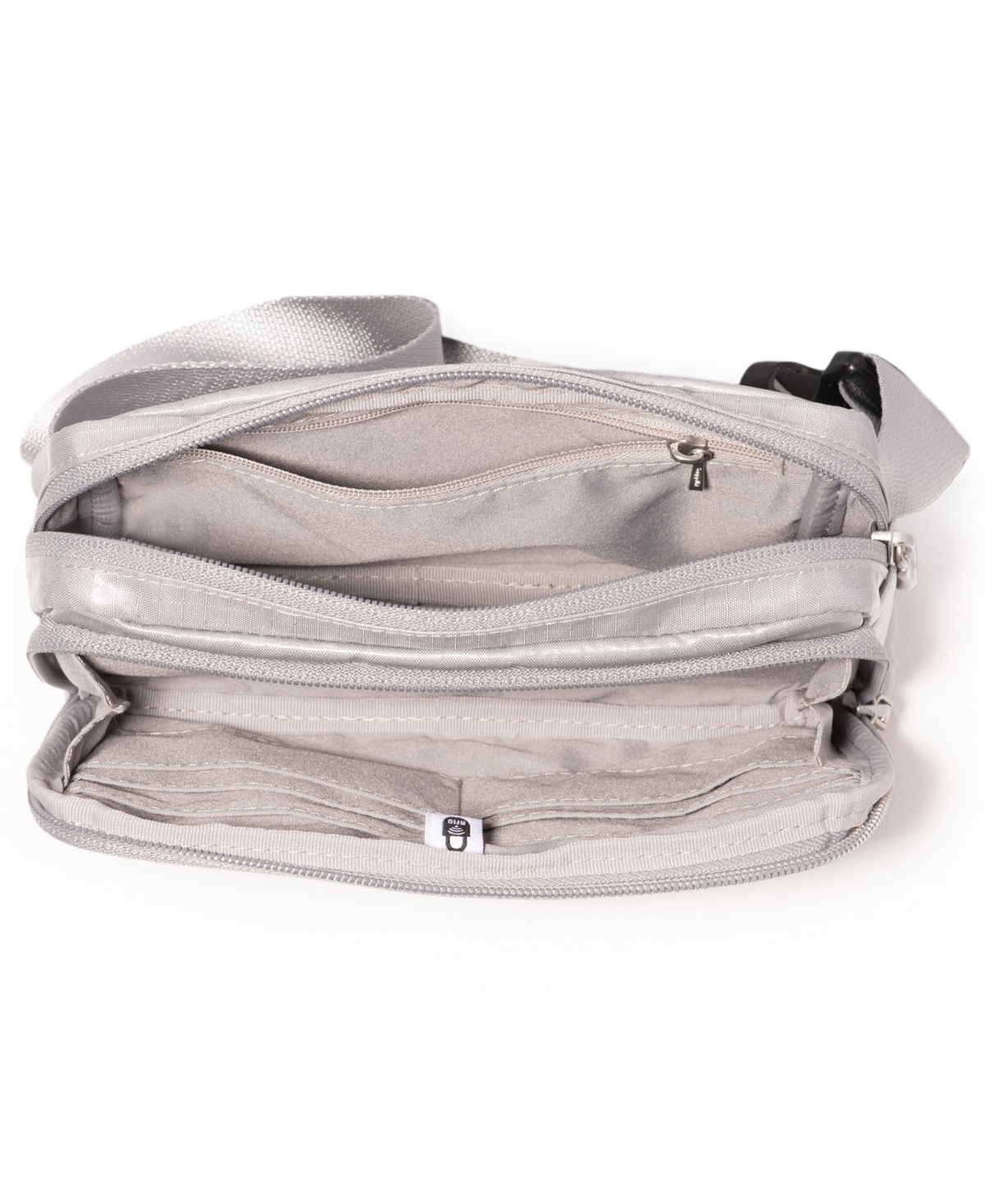 Baggallini Sling Belt Bag In Gray