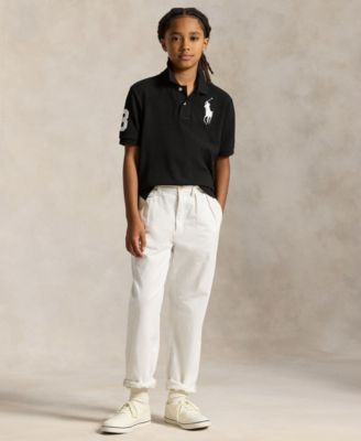 Boys' 8-20 Big Pony Cotton Mesh Short-Sleeve Polo Shirt