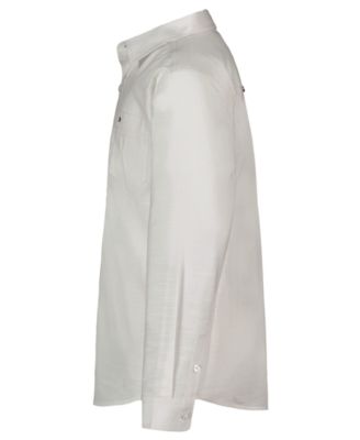 Boys' 8-20 Texture Woven Long-Sleeve Shirt