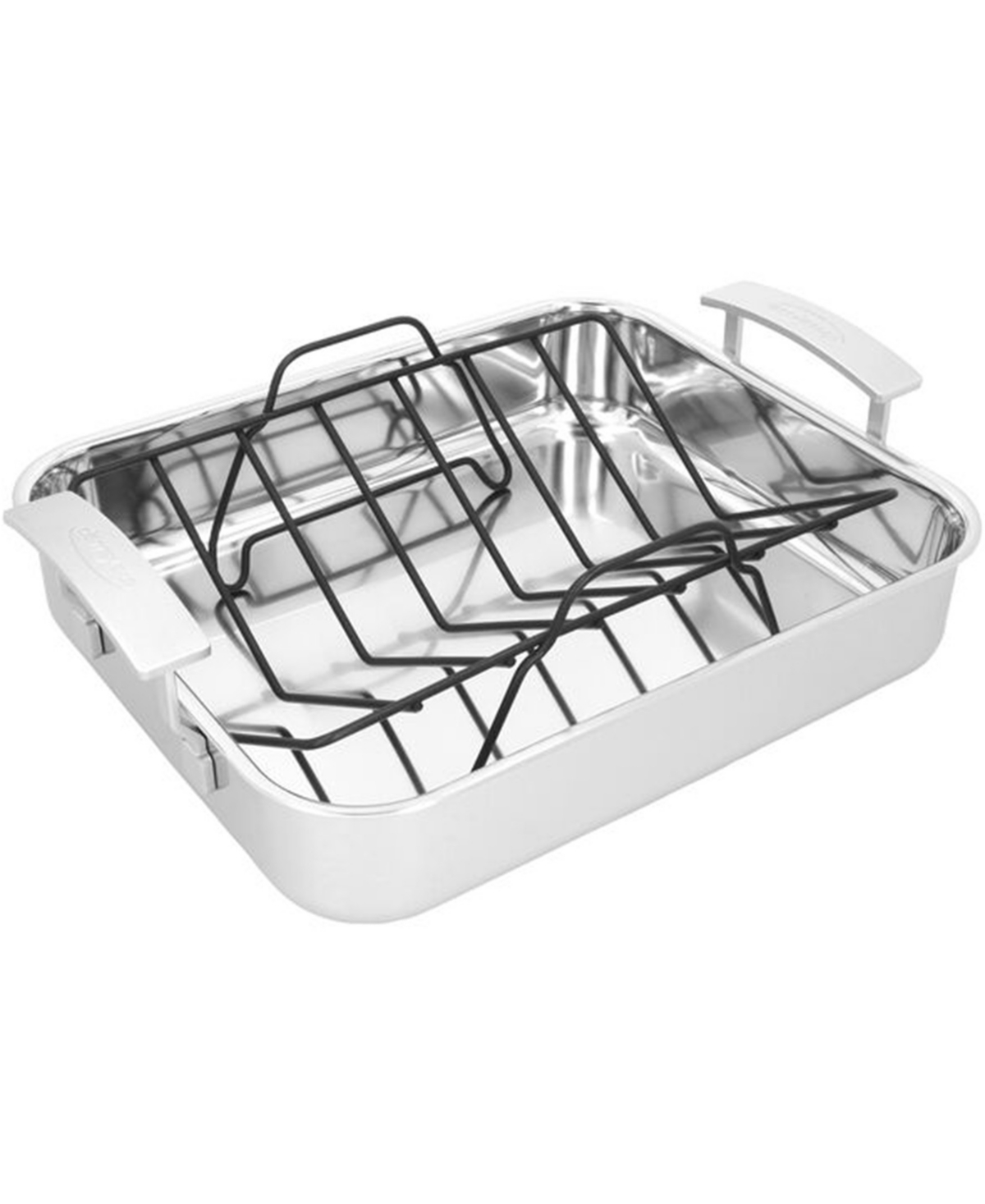 Demeyere Industry 5 Stainless Steel 15.75" Roasting Pan In Metallic