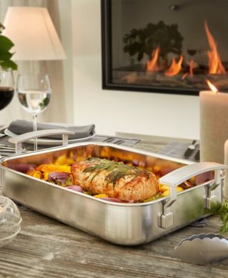 Industry 5 Stainless Steel 15.75" Roasting Pan