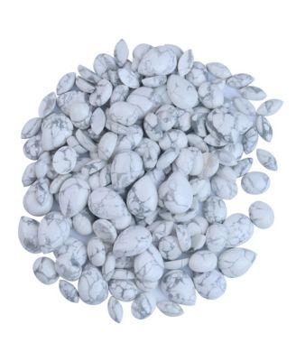 Sterling Silver Picture Jasper and Howlite Owl Pendant Enhancer