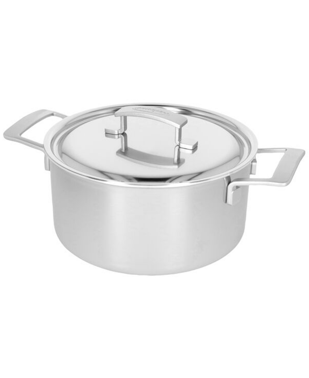 Demeyere Industry 5 Stainless Steel 5.5-quart Dutch Oven In Metallic