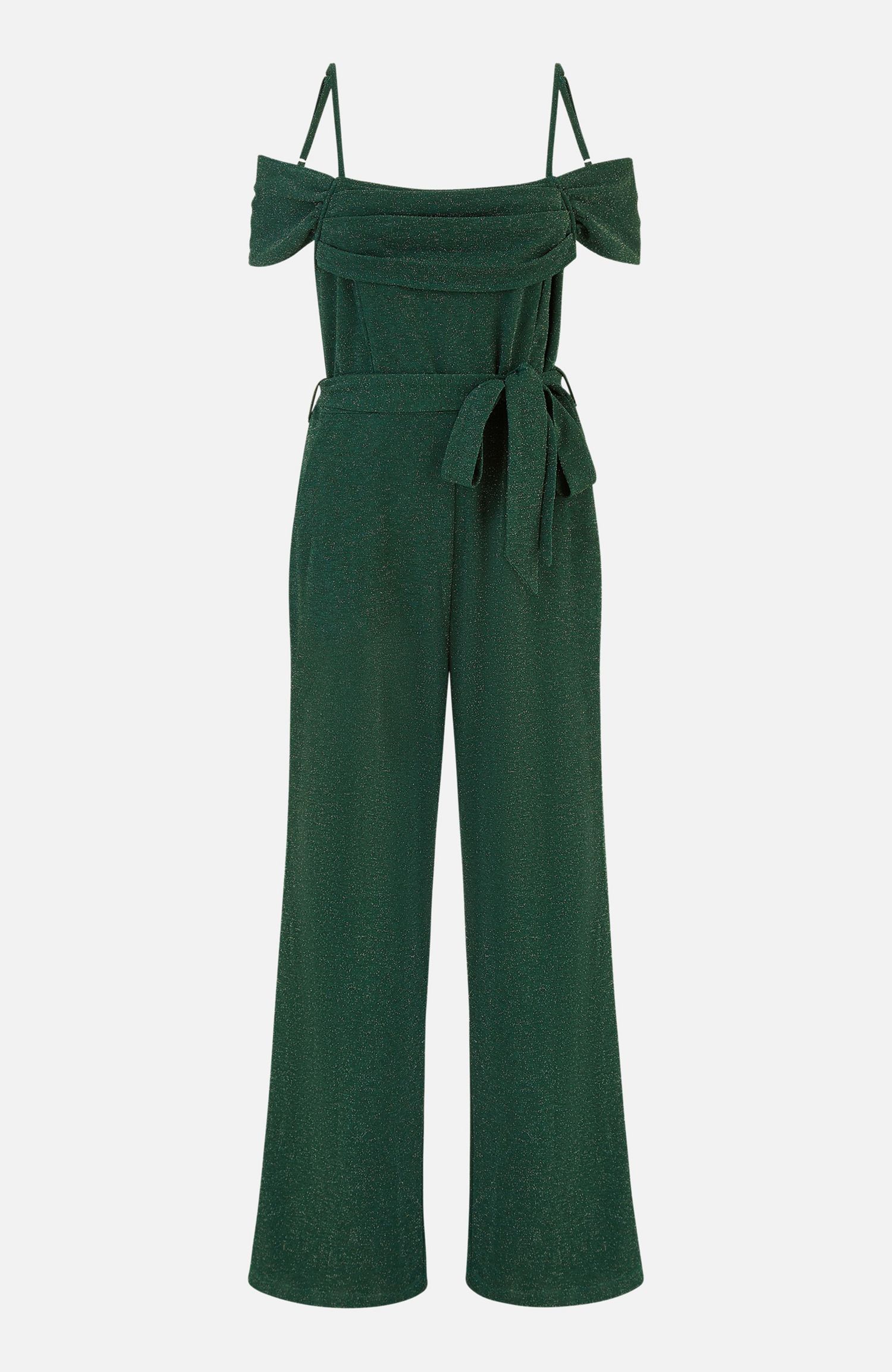 Women's Sparkle Stretch Bardot Jumpsuit