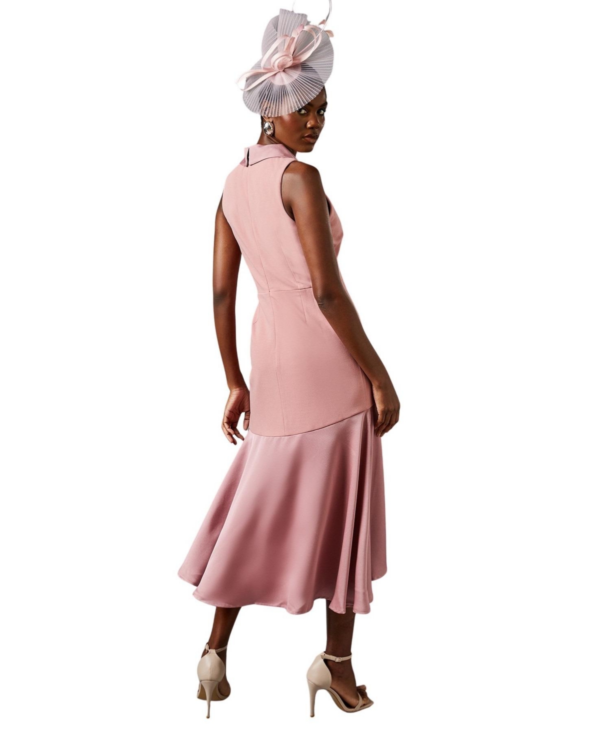 Coast Women's Tux Sleeveless Midi Dress