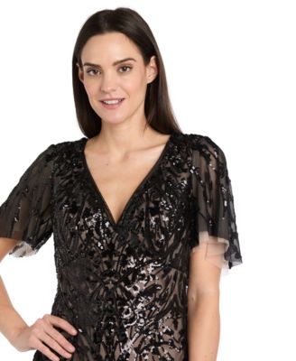 Women's V-Neck Short-Sleeve Dress