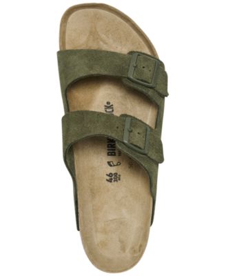Men's Arizona Suede Leather Soft Footbed Sandals from Finish Line