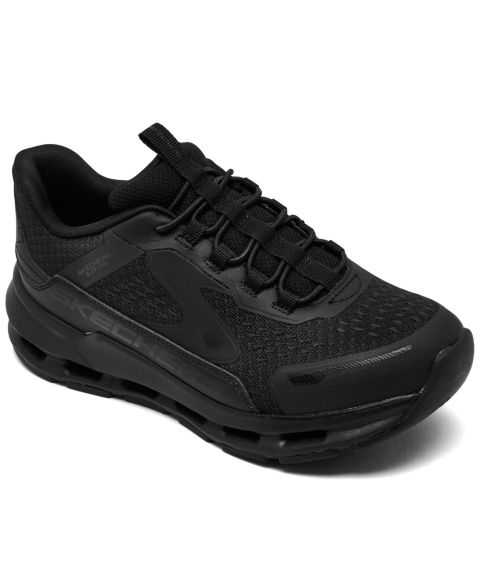 Детские кроссовки Skechers Little Kids' Slip-Ins: Glide-Step - Plus - Vista Lane Casual Athletic Walking, цвет: Чёрный