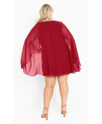 Women's Plus Size Nina Cape Dress