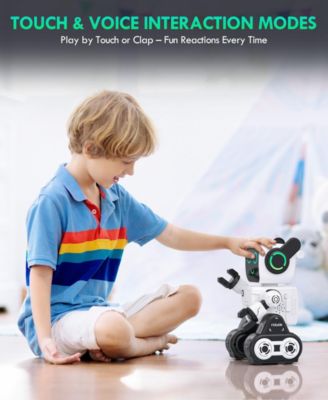 Smart RC Robot Toy for Kids Ages 3+ Years with Voice Change, Coin Bank