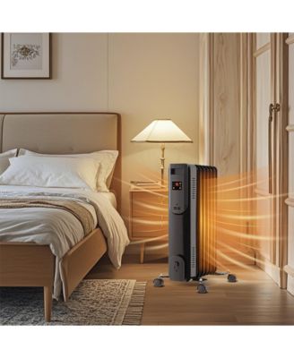 Oil Filled Radiator Heater with Adjustable Thermostat