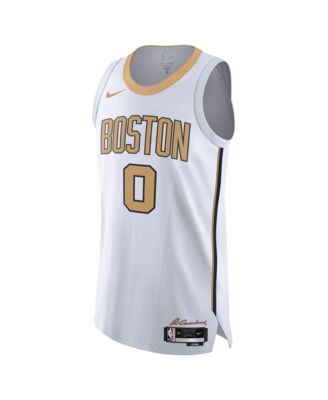 Men's and Women's Jayson Tatum White Boston Celtics 2025/26 City Edition Authentic Jersey