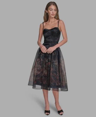 bcbg metallic lace midi dress Sequin Lace Gusset Gown Jasmine / 6