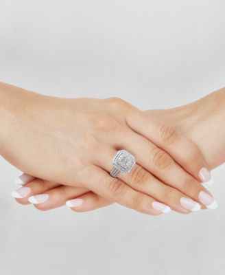 Diamond Ring (2 ct. t.w.) in 10k White Gold