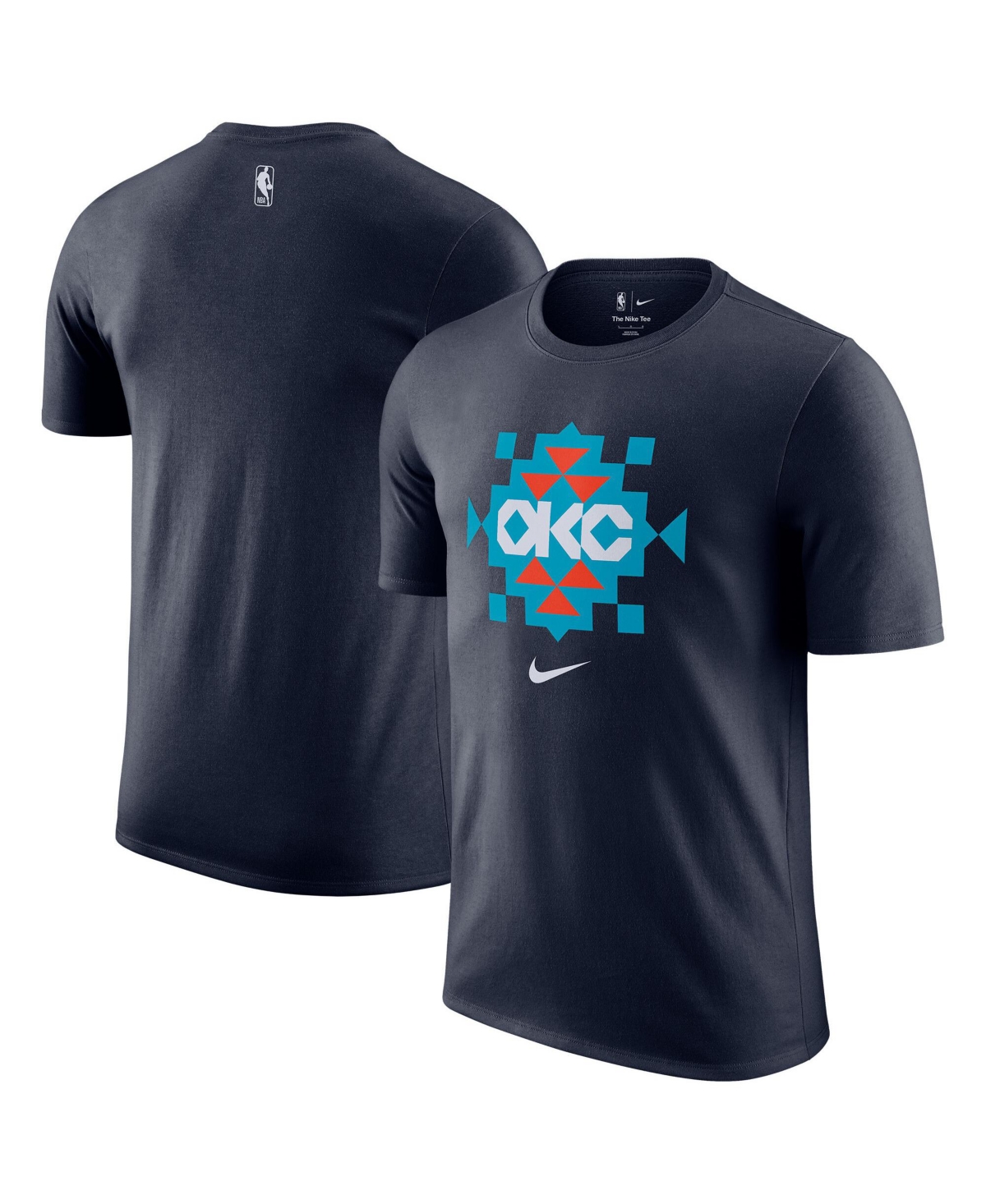 Nike Men's Navy Oklahoma City Thunder 2025/26 City Edition Remix Essential Logo T-Shirt
