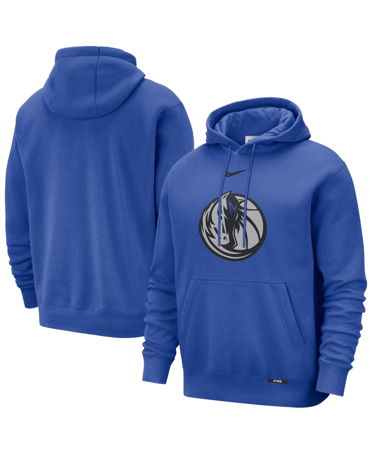 Nike Men's Royal Dallas Mavericks 2025/26 City Edition Remix Essential Logo Club Pullover Hoodie