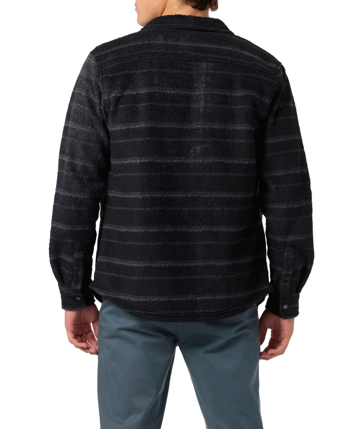 O'Neill Men's Glacier High Pile Button-Up Overshirt