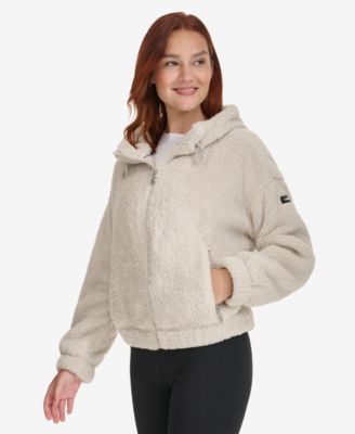 Women's Performance Oversized Hooded Sherpa Jacket