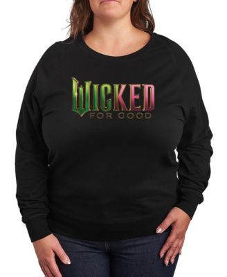 Plus Size Wicked French Terry Long-Sleeve Pullover Top