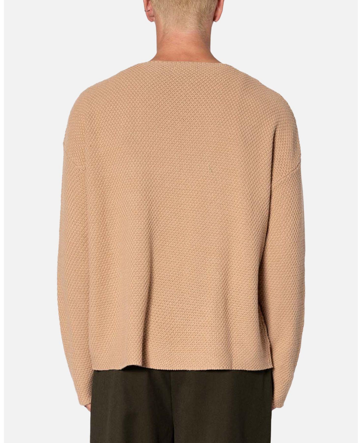 mnml Men's Boat Neck Star Sweater