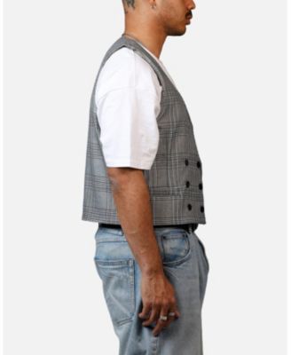 Men's Played Suit Vest