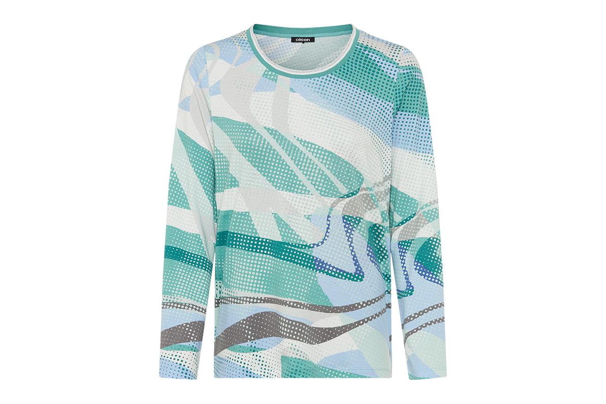 Olsen Women's Panneaux Print T-Shirt