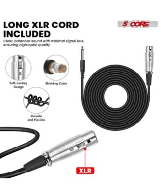 Microphone XLR Dynamic Karaoke Singing Handheld Microfono Professional Vocal DJ Music Mic - 2PCS