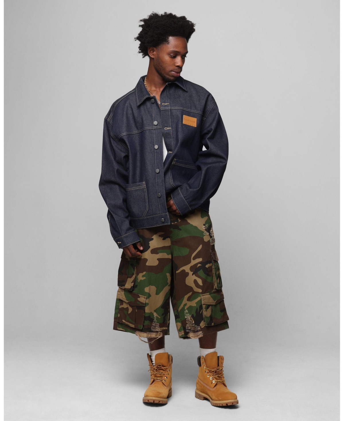 mnml Men's Prestige Denim Jacket.