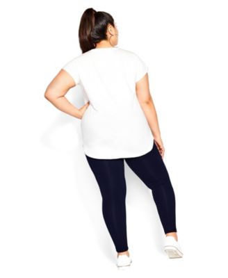 Women's Plus Size Petite Pima Cotton Pants