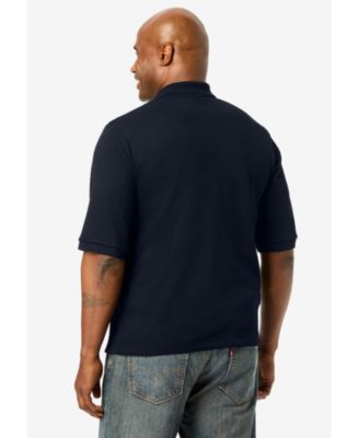 Big & Tall Knit Sweater Polo