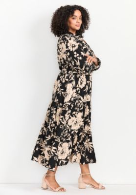 Women's Plus Size Shiloh Tiered Maxi Dress