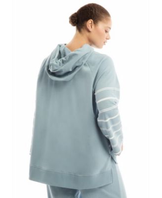 Women's June + Vie Bell-Sleeve French Terry Sweatshirt