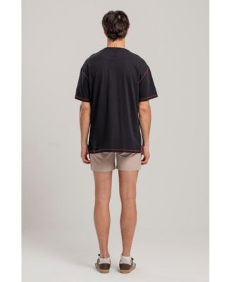 Men's Free Heaven Crochet Cotton T-Shirt