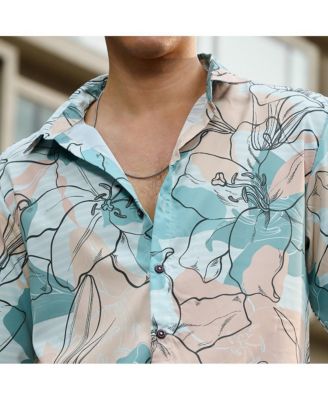Men's Botanical-Outline Imprint Shirt