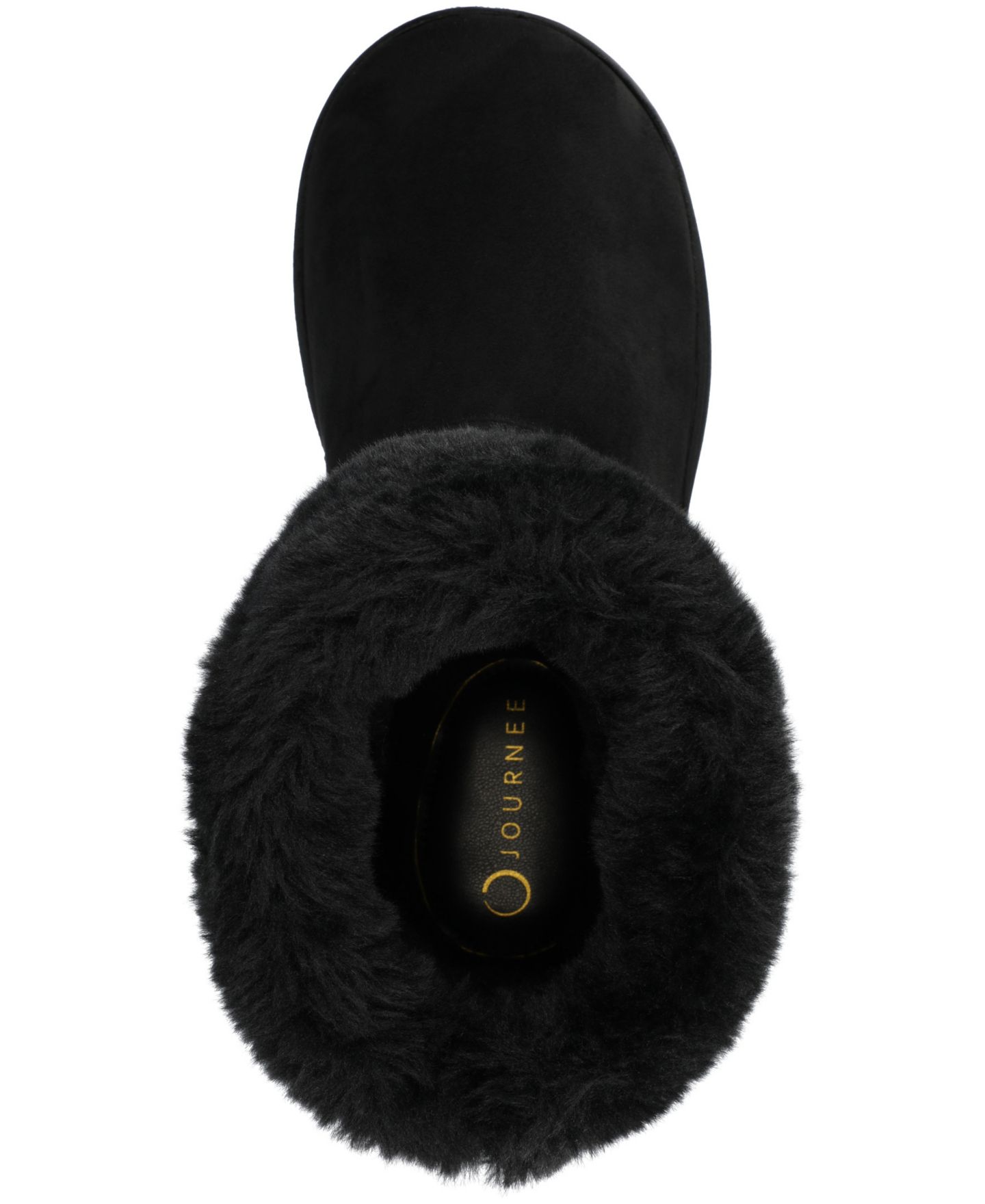 Женские ботинки Journee Collection Thada Cozy Booties, цвет: Чёрный — фото 4