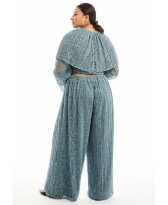 Women's June + Vie Lace Wide-Leg Pants